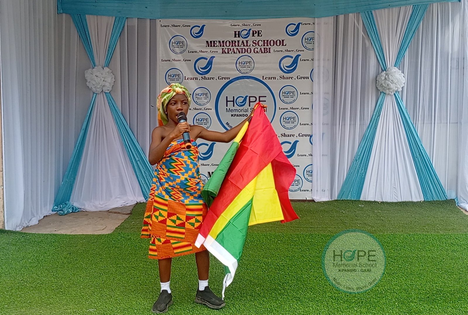 Children and community supported by Ryvanz-Mia Charity