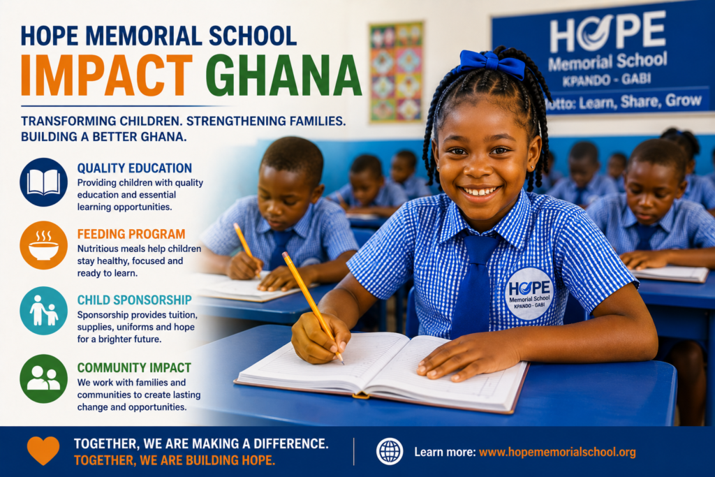Hope Memorial School Impact Ghana