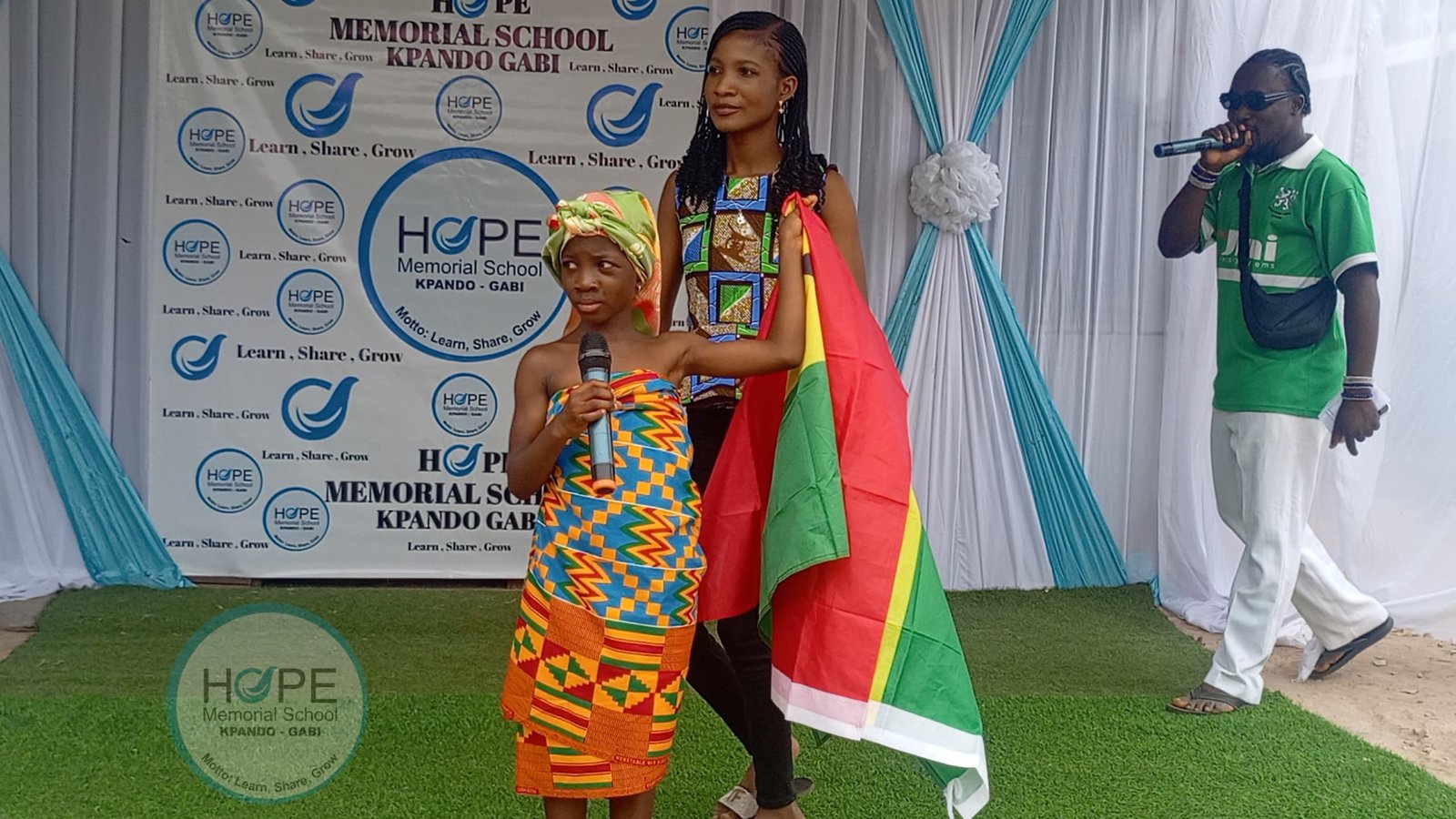 Happy children at Hope Memorial School