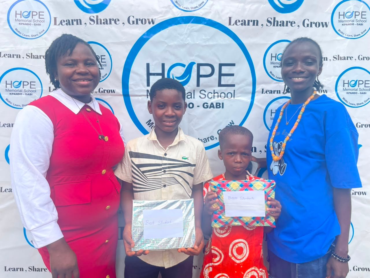 Awards and Recognition at Hope Memorial School