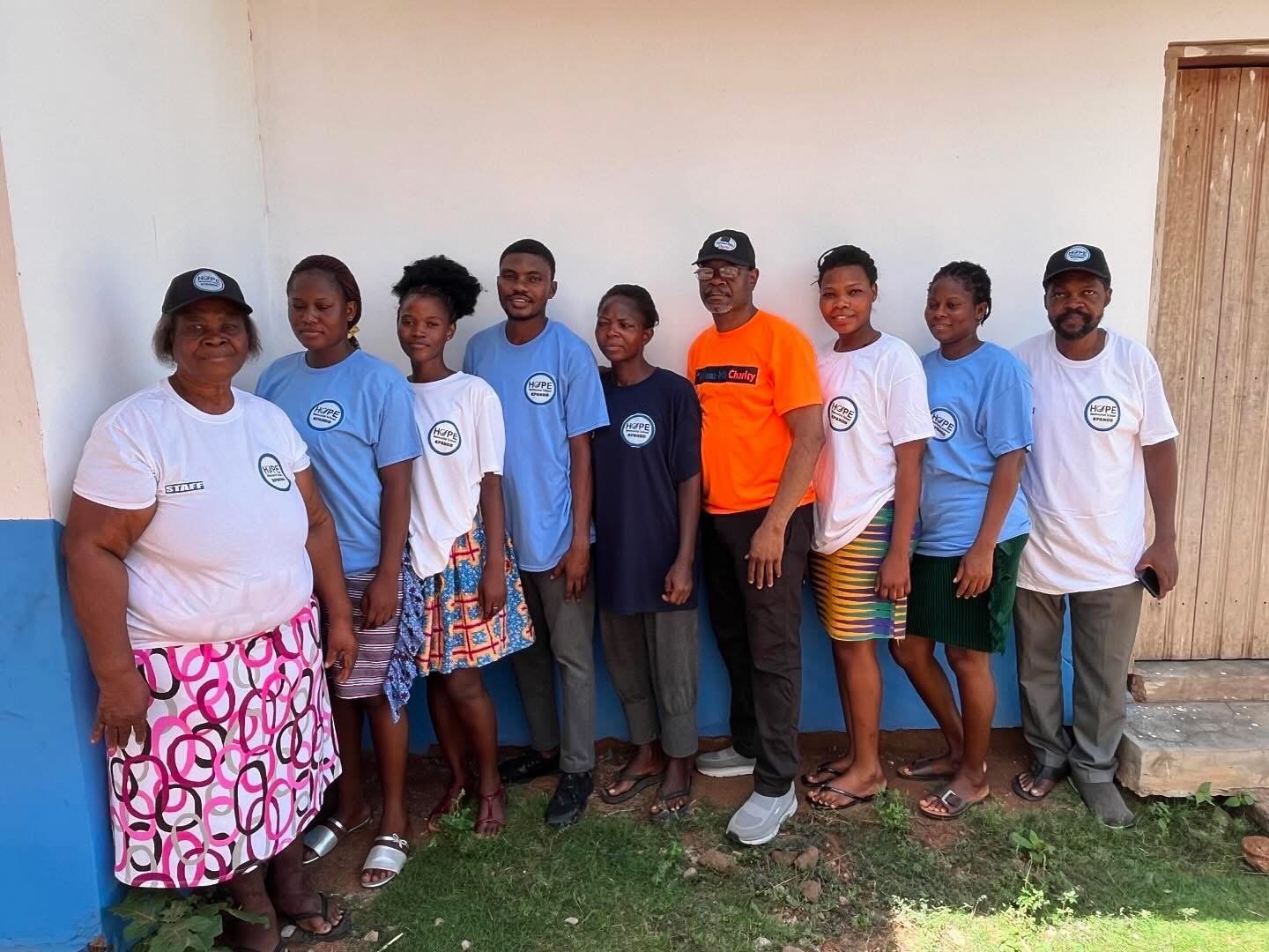 Hope Memorial School teachers and staff